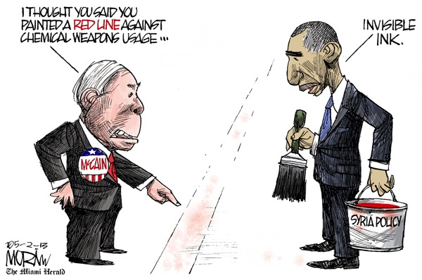 Obama syria cartoon morin